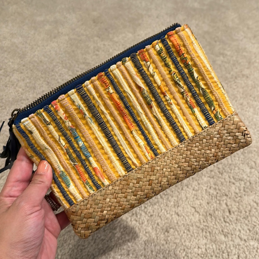 Handwoven handmade clutch